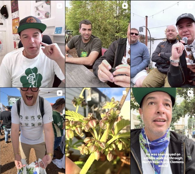 A screengrab Clonetopia instagram grid images.
